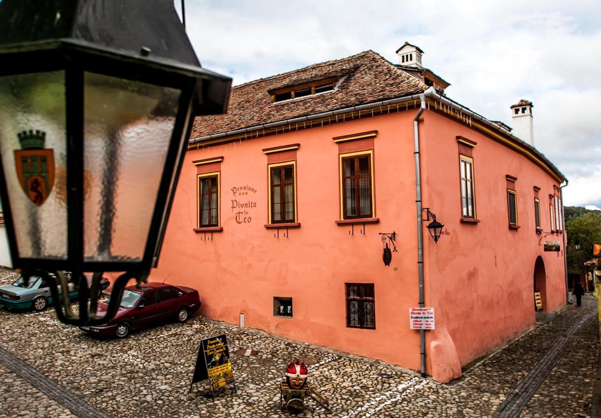 La Teo Pensiune Si Pivnita Sighişoara Exterior foto